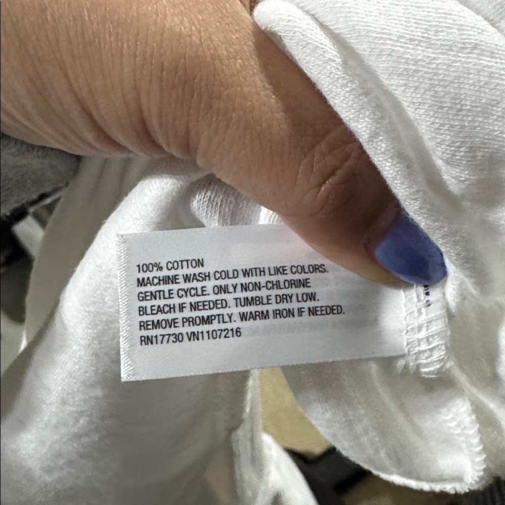 Size XL Goodfellow & Co white Polo Shirt - Picture 6 of 6